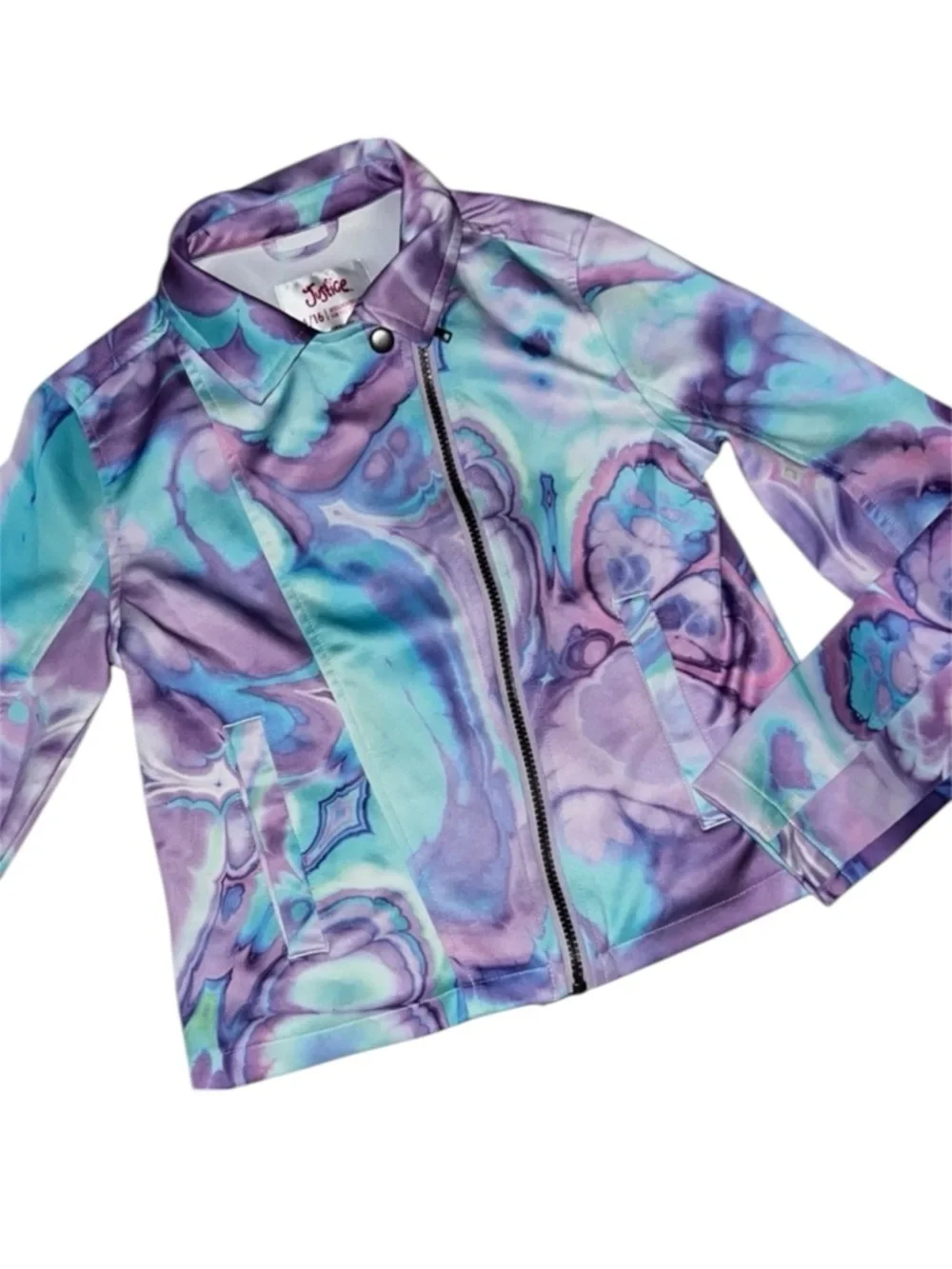 Justice jacket purple